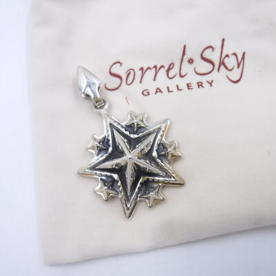 Cody Sanderson Large Star Charm Pendant, Santa Fe Sterling Silver