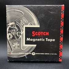 Vintage Scotch Magnetic Tape 1/4 x 600ft No. 111 A-6 Made In USA