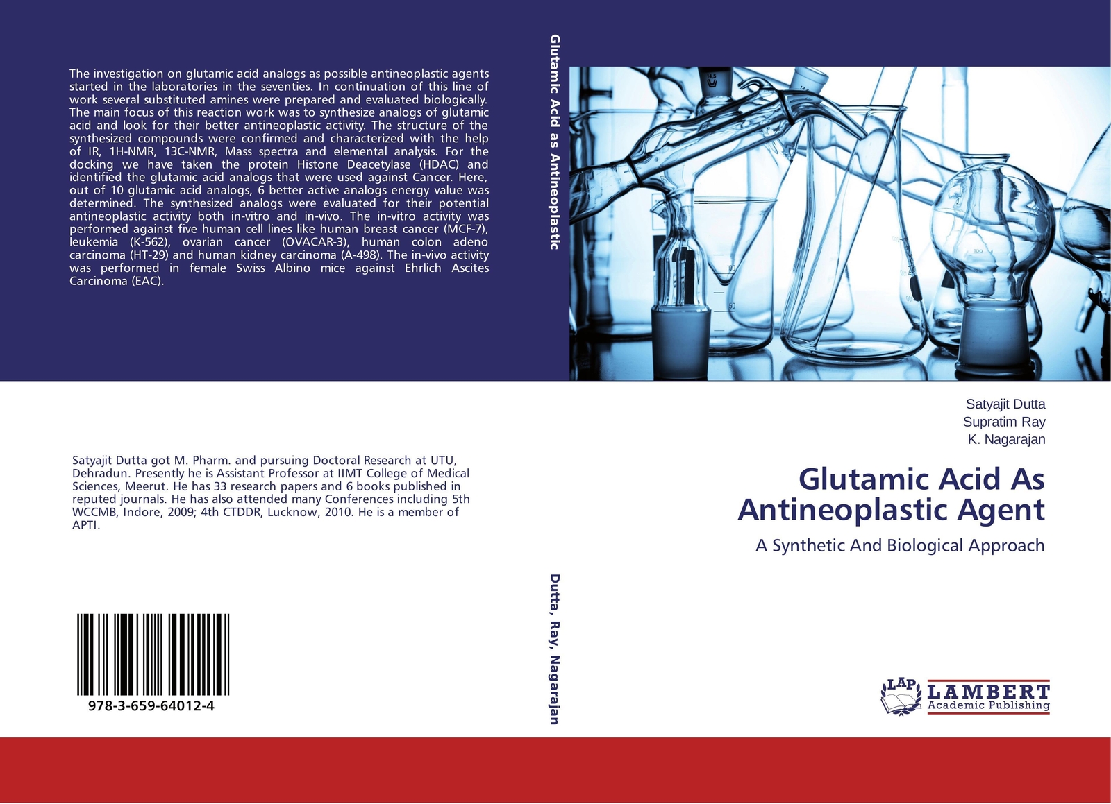 Thumbnail - Satyajit Dutta (u. A.) | Glutamic Acid As Antineoplastic Agent |