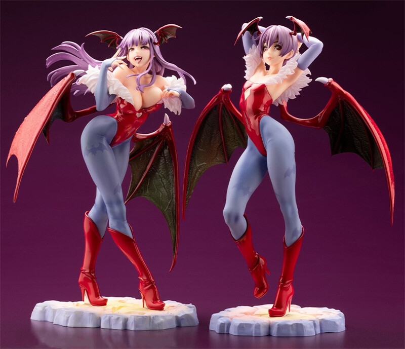 Kotobukiya Darkstalkers Figure Lilith Morrigan Bishoujo 1/7 Statue
