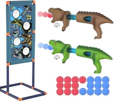 Amicool Dinosaur Toy Shooting Game Gun Toy Age 6+ Lights and Sounds NEW