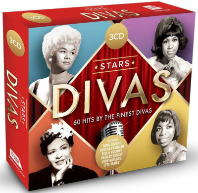 STARS DIVAS - 3 CD-BOX - MIT A. Franklin, Doris Day, B. Holiday,J.Garland - NEU