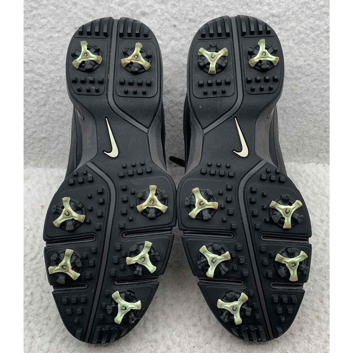 Nike Durasport III Golf Shoes Mens 8 Black Leather Soft