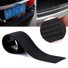 For SUV Car Trunk Sill Plate Rear Bumper Guard Edge Scratch Protector Trim Strip