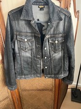 Manuel Cuevas Designer Jean Jacket Black With Amazing Details