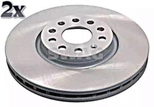 SWAG x2 pcs Brake Disc Front For VW SEAT SKODA Sharan Tiguan Kodiaq 5QF615301A
