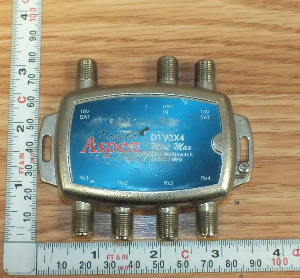 Genuine Eagle Aspen (DTV3X4) Mini Max Multi-Switch 40/2050 MHz *READ* - Image 3 of 3