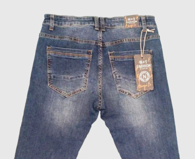 Herren Jeans N+1 Übergrößen Oversize Denim Baumwolle Stretch mittlere Waschung