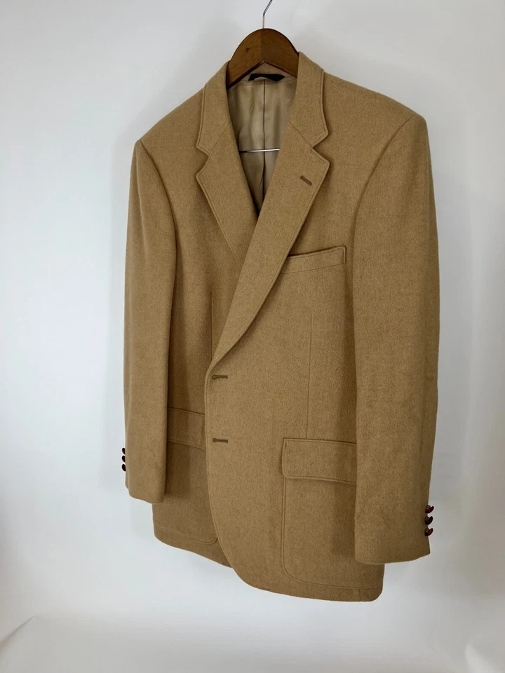 Vintage Barrister Mens 65% Camel Hair 35% wool Blazer Sport Coat - Image 4 of 4