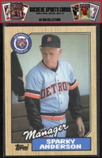 1987 Topps Sparky Anderson #218