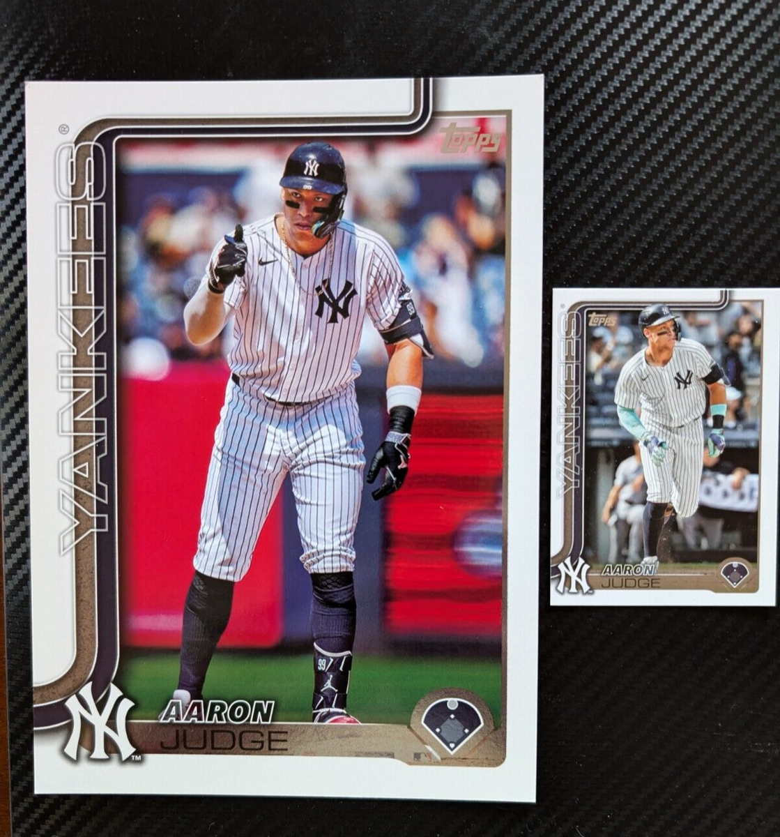 MLB ヤンキースレジェンド　カード 2025 Topps Super Box Oversized Jumbo Aaron Judge Yankees +Base