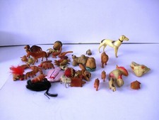 Vintage Celluloid Toys Plastic Toys Jungle Animals Zoo Animals Collectibles 35"F