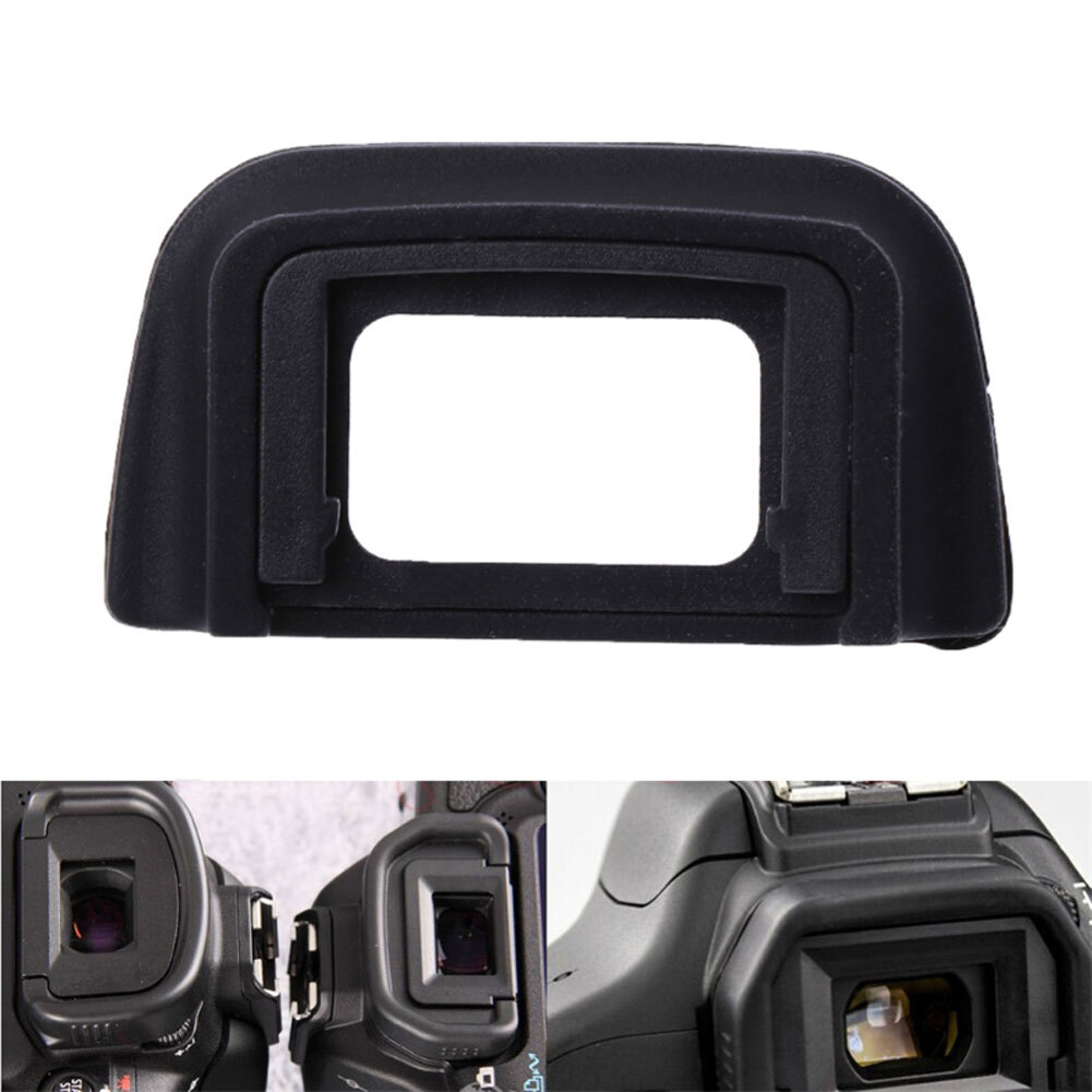 DK-25 oogschelp eyecup eyepiece zoekerafdekking compatibel met Nikon D3500 D40 D40X D50 D60 D70 D70S D3000 D3100 D3200 D3300 D3400 D5000 D5100 D5200 D5300 D5500 D5600 Viewfinder DK25 cover rubber
