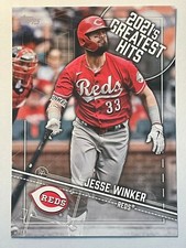 Jesse Winker 2022 Topps 2021's Greatest Hits 5x7 Jumbo #d /49 Reds IN HAND!
