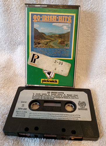 20 Irish Hits - Pickwick Records - Cassette - Irish Folk & Trad - Picture 2 of 4