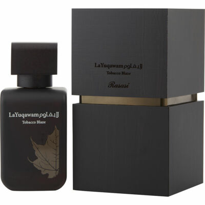 RASASI LA YUQAWAM TOBACCO BLAZE EDP SPRAY FOR MEN 2.5 Oz / 75 ml BRAND NEW!!!