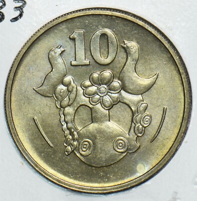 Cyprus 1983 10 Cents BU 198214 combine shipping | eBay