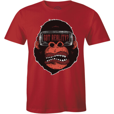 Got Reality Amazing Gorilla Using A Virtual Reality Shirt Gift Men's Tee