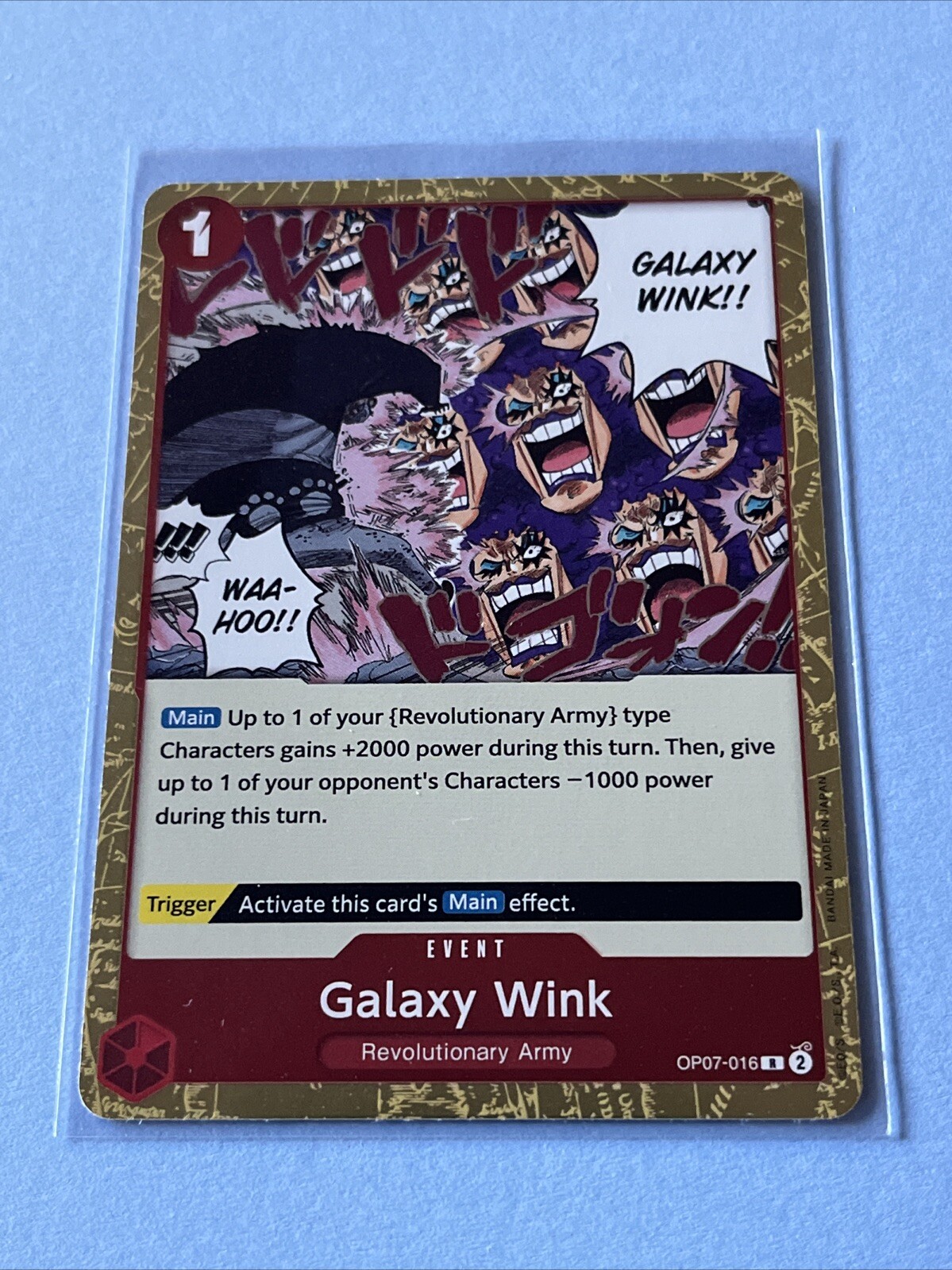 Galaxy Wink OP07-016 R 500 Years in the Future - ONE PIECE Card Game English TCG