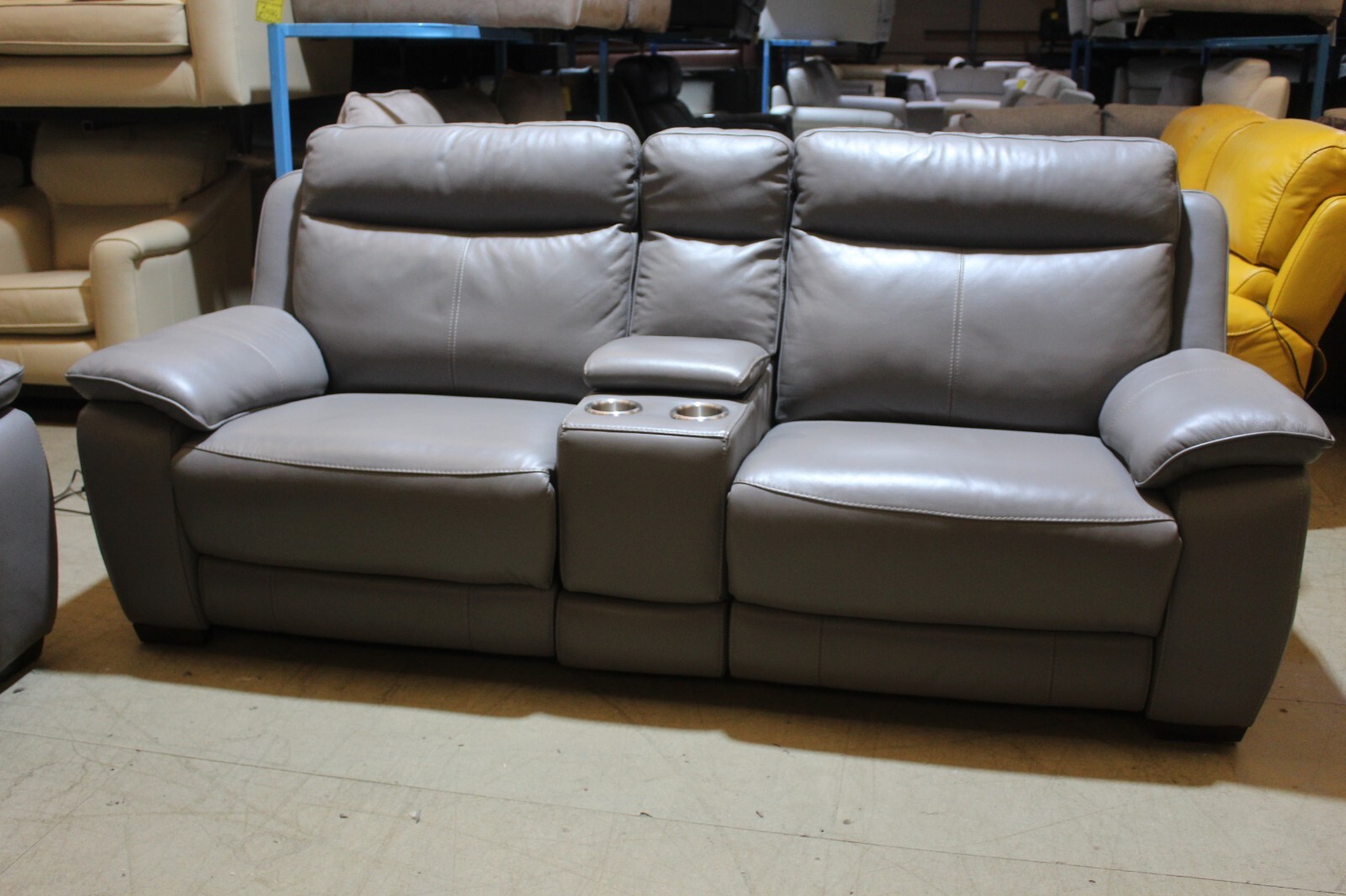 STARLIGHT EXPRESS ELECTRIC 3SEATER AND 2SEATER SOFAS IN ELEPHANT GREY