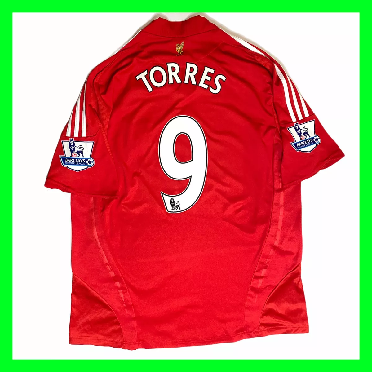 ADIDAS LIVERPOOL FC Football Soccer Fernando Torres Jersey Shirt