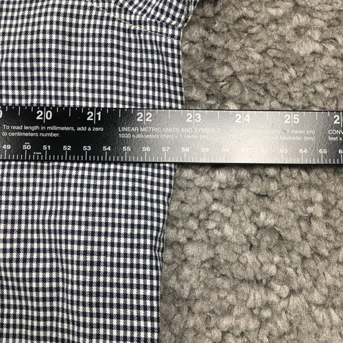 Howe Mens Shirt Sz XL Black White Check Button-Up Button Pockets Long Sleeve - Picture 2 of 11
