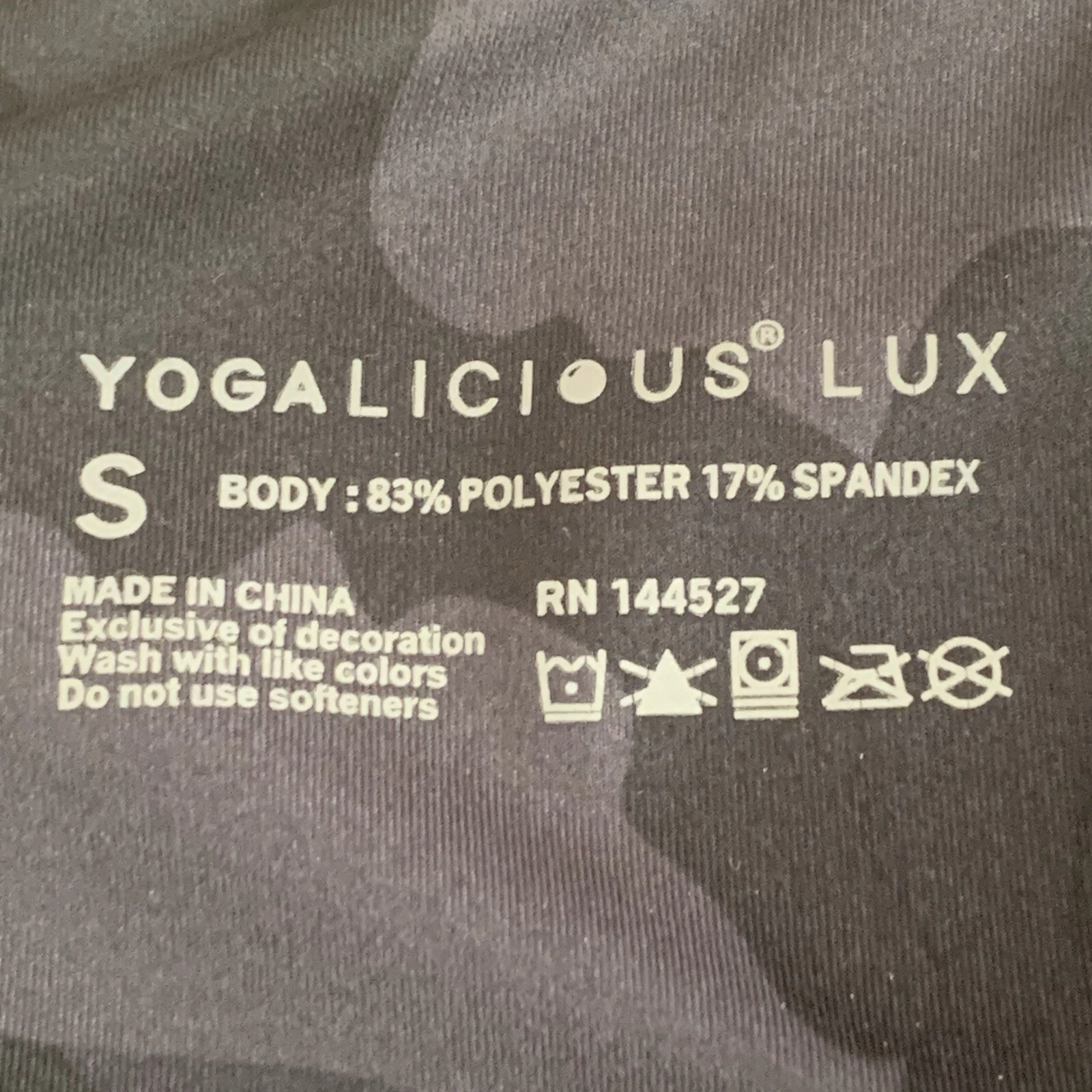 yogalicious lux camo pockets gym workout leggings