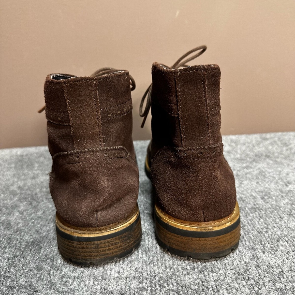 Joseph abound brown suede boots sz 10.5 excellent condition Men Joseph Abboud boots main image 4