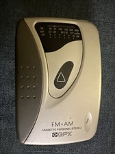 GPX PORTABLE CASSETTE PLAYER WORKING AM/FM Radio C3125