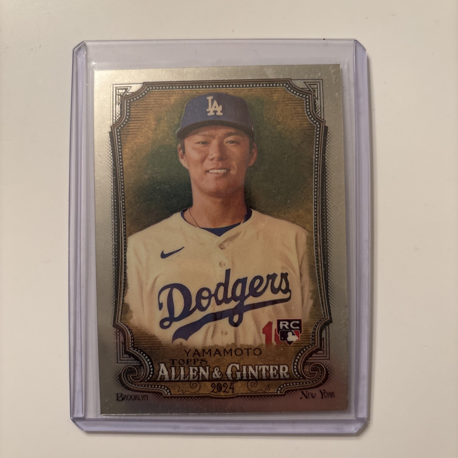2024 Topps Allen & Ginter - Chrome #201 Yoshinobu Yamamoto (RC)