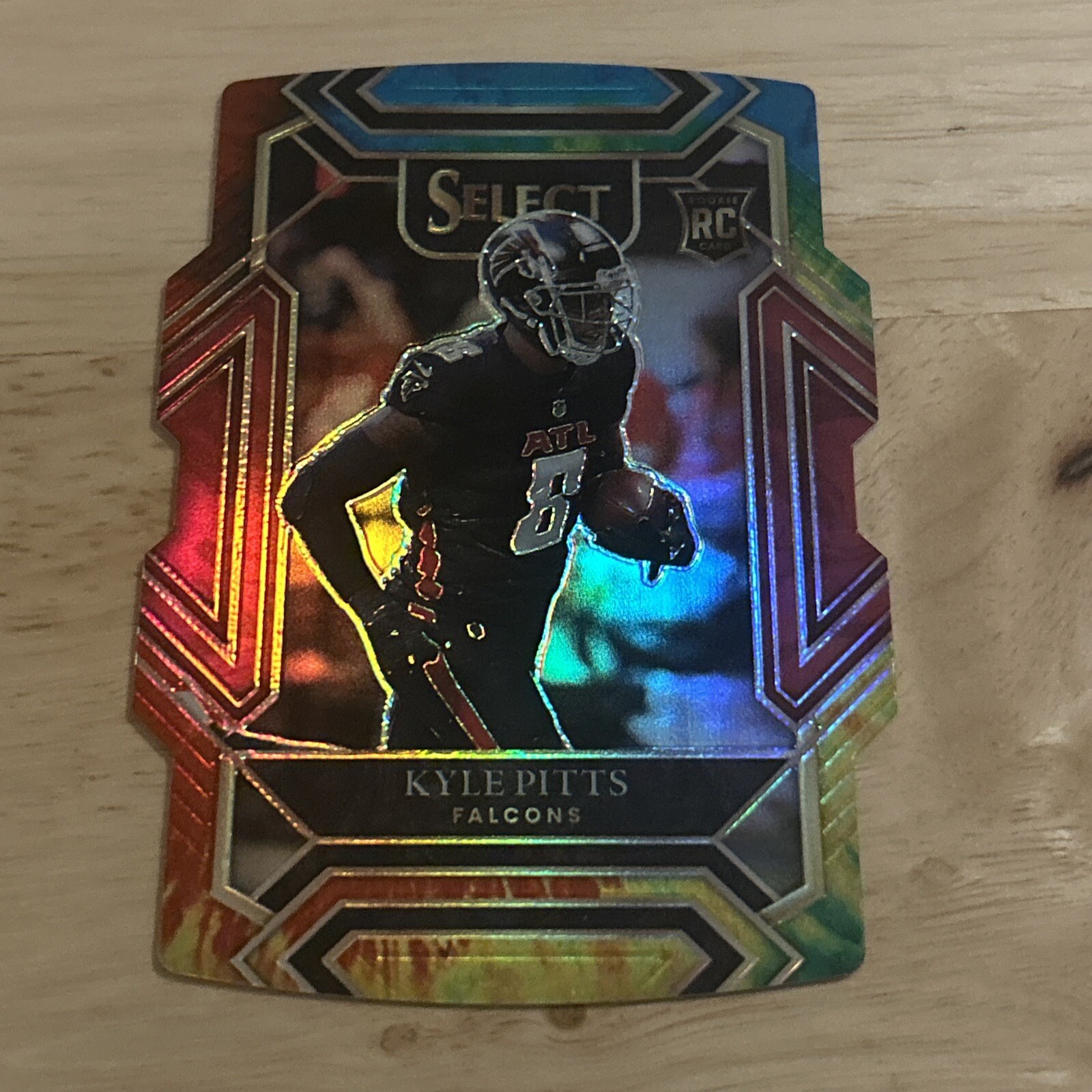 2021 Panini Select Kyle Pitts #246 Club Level Tie Dye #’ed 17/25 RC Falcons