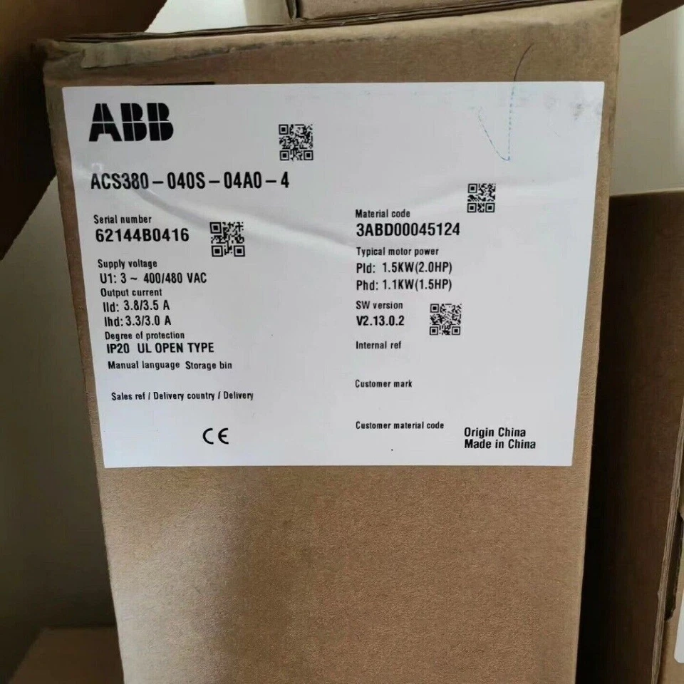 ABB ACS380-040S-04A0-4 frequency converter ACS380-040S-04A0-4 Fast Shipping 1pcs - Image 2 of 4