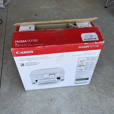 Canon PIXMA TS7720 Wireless All-In-One Inkjet Printer Mobile Photo 2-sided - NEW
