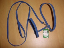 Katzengeschirr mit Leine 110cm, blau