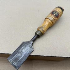 Adolf Stahl Asab Beveled Chisel Eskilstuna Sweden 1.5" Woodworking Unrestored