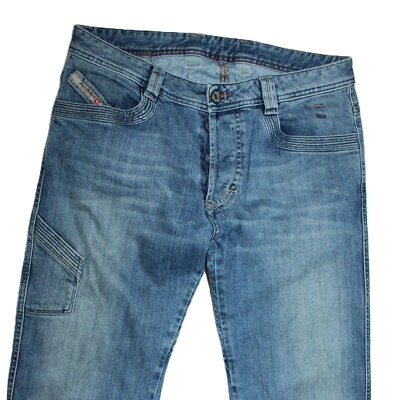 Diesel Worker Carpenter Stil Herren Jeans Eher 34/34 Regular Straight W34 L34