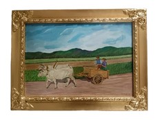 Marcello Landi ( Cecina 1916-Roma 1993) dipinto Olio su masonite.