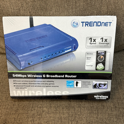 TRENDnet TEW-432BRP 54 Mbps 4-Port 10/100 Wireless G Router Sealed New