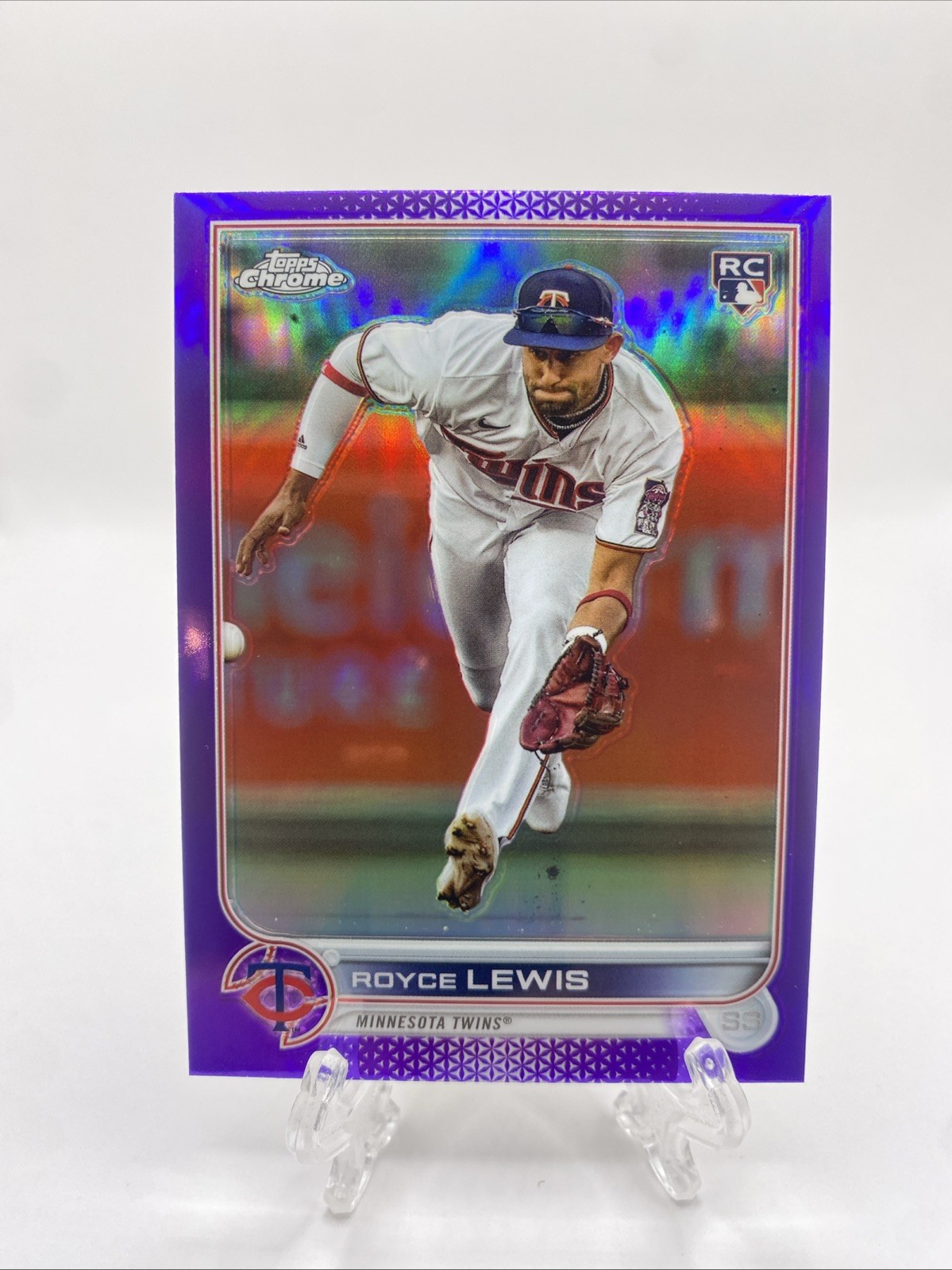 2022 Topps Chrome Update Series - Royce Lewis #USC143 Purple Refractor (RC)