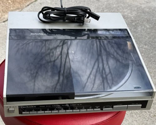 Technics SL-6 Direct Drive Automatic Turntable System Gray TESTED Audio Technica