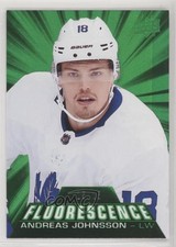 2018-19 Upper Deck Fluorescence Green 15/15 Andreas Johnsson #F-13 0c3