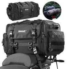 40-60L Motorcycle Rear Seat Tail Bag Waterproof Motorbike Travel Storage Luggage