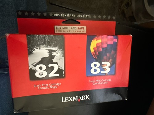 Lexmark 82 (B&W) and 83 (Color) Printer Cartridges