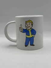 Fallout Vault Boy Mug by Just Funky – Black Ceramic Coffee Cup