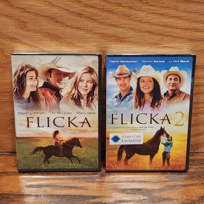 Flicka 1 & 2 DVD Tim McGraw Horse Movie Set Brand New! Factory Sealed!