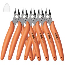 KATA Mini Flush Cutters, 5-Inch Wire Cutters Plier for Jewelry 5 INCH, 5 Pack