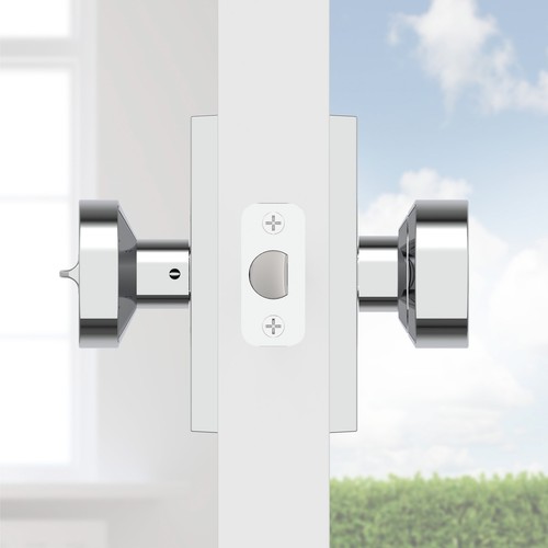 Baldwin EN.CON.CFR Contemporary Single Cylinder Keyed Entry Door - Black - Bild 2 von 12