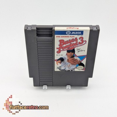 Bases Loaded 3 Item Only NES Nintendo NES Works Authentic Tested