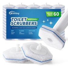 Compatible with Clorox Toilet Wand Disposable Toilet Brush Head Refills 60 Co