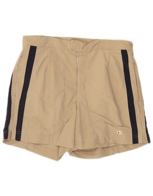 Champion Herren Badeshorts Large beige gestreift DJ10